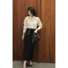 Chân váy Susuclothing bút chì suông Maxi 90cm đến mắt cá chân, cao cấp, có túi và lót Vitex CV07 - Giá 217.800 3