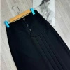 Chân váy Susuclothing công sở dài qua gối xếp li đính cúc, tà siêu che bụng, mp68cm Giá 177.700 VND 8