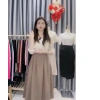 Chân váy Susuclothing xòe công sở Midi xếp li cạp cách điệu dài, 6 li phồng, túi khóa kéo - Giá ưu đãi 200,100 VND 4