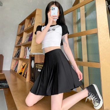 Chân Váy Tennis Xếp Ly Ngắn Chữ A Túi Umi Cao Cấp Co Giãn Tôn Dáng 219k QC13.303