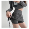 Chân váy thun co giãn, dây rút ôm body - tạo dáng, quần giả váy zumba SP118 119k 6