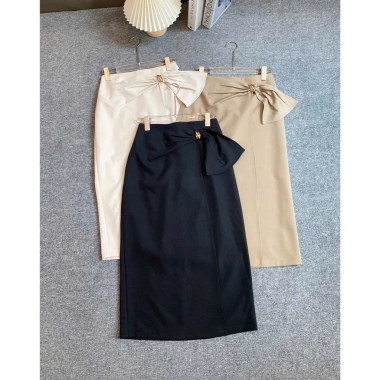 Chân váy vạt nơ lệch lịch sự - đi làm & tiệc công sở, phối áo sơ mi - U.Chic 260k 5 Chân váy vạt nơ lệch lịch sự - đi làm & tiệc công sở, phối áo sơ mi - U.Chic 260k 5