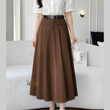 Chân Váy Xếp Ly Dài Công Sở Lưng Cao A Midi 80cm - Thanh Lịch, Giá 325.000₫ 3 Chân Váy Xếp Ly Dài Công Sở Lưng Cao A Midi 80cm - Thanh Lịch, Giá 325.000₫ 3
