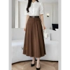 Chân Váy Xếp Ly Dài Công Sở Lưng Cao A Midi 80cm - Thanh Lịch, Giá 325.000₫ 9