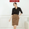 Chân váy xếp ly KAMONG CV006 tà chéo phong cách công sở - giá chỉ 155k 3