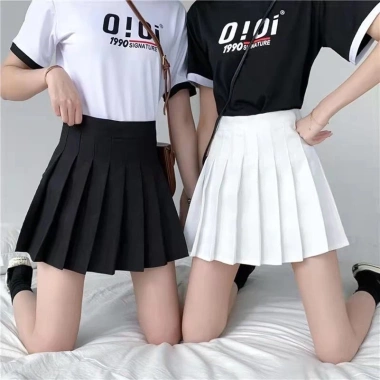 Chân Váy Xếp Ly Ngắn Cạp Cao Kiểu Tennis 2.022 Hàn Quốc VXL1 Giá Ưu Đãi 130k