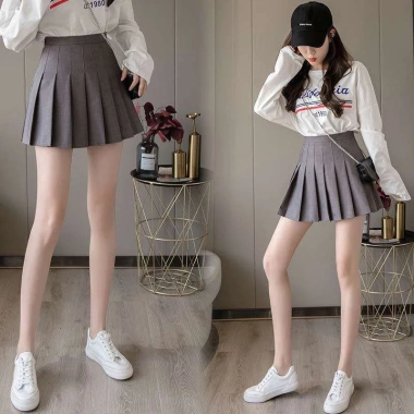 Chân Váy Xếp Ly Ngắn Cạp Cao Kiểu Tennis 2.022 Hàn Quốc VXL1 Giá Ưu Đãi 130k