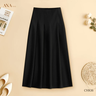 Chân Váy Xếp Ly Trung Niên ANA Mode Cotton Lạnh Thanh Lịch - Đi Tiệc, Quà Tết Tặng Mẹ 450.000