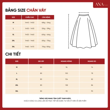 Chân Váy Xếp Ly Trung Niên ANA Mode Cotton Lạnh Thanh Lịch - Đi Tiệc, Quà Tết Tặng Mẹ 450.000 9 Chân Váy Xếp Ly Trung Niên ANA Mode Cotton Lạnh Thanh Lịch - Đi Tiệc, Quà Tết Tặng Mẹ 450.000 9