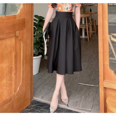 Chân váy xòe công sở dài, lưng cạp cao, túi 2 bên, vitex, xòe phồng 6 li – 197.200₫ 4 Chân váy xòe công sở dài, lưng cạp cao, túi 2 bên, vitex, xòe phồng 6 li – 197.200₫ 4