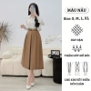 Chân váy xòe dài 80cm xếp ly 2 lớp vải đẹp thời trang công sở cao cấp - Giá 213k 10