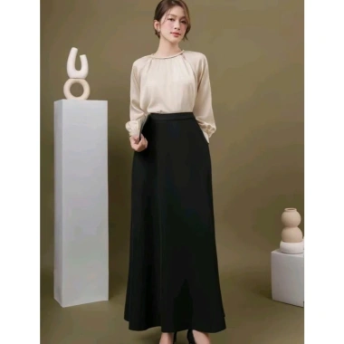 Chân Váy Xòe Dài 90cm Túi Hàng Công Sở Vải VITEX Tuyết Mưa Dày Dặn Giá 239.400₫