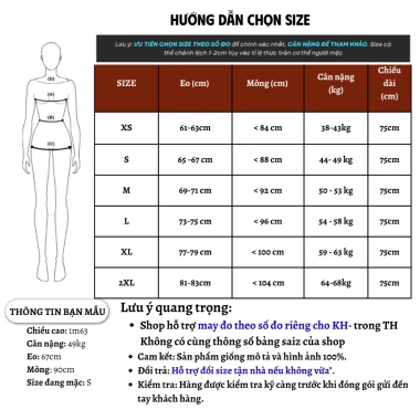 Chân váy xuông midi 75cm cạp liền - Thời trang công sở - Giá chỉ 169.998₫