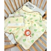 Chăn xô muslin 4 lớp sò viền len mềm mại cho bé sơ sinh – Uni Baby cao cấp, giá 180.000₫ 5