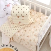 Chăn xô muslin hạt đậu size lớn 100x110 cm cho bé sơ sinh họa tiết xinh xắn, giảm giá 18.000₫ 5