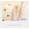 Chăn xô muslin hạt đậu size lớn 100x110 cm cho bé sơ sinh họa tiết xinh xắn, giảm giá 18.000₫ 8