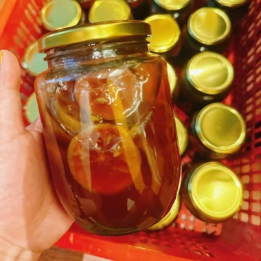Chanh đào ngâm mật ong hũ 500ml - Hương vị tự nhiên, giảm giá 14k, giao nhanh 6