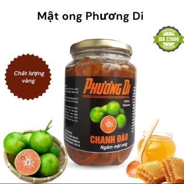 Chanh đào tươi ngâm mật ong Phương Di hủ 1.000g - OCOP VietGap, giá chỉ 198.000đ
