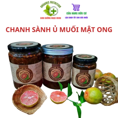 Chanh Sành Đào Ủ Muối Mật Ong - Ngon Dễ Uống, Giảm Ho, Ấm Họng, Tiêu Đờm - 185k