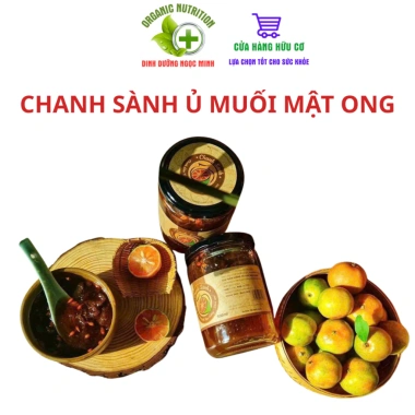Chanh Sành Đào Ủ Muối Mật Ong - Ngon Dễ Uống, Giảm Ho, Ấm Họng, Tiêu Đờm - 185k