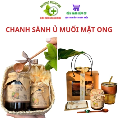 Chanh Sành Đào Ủ Muối Mật Ong - Ngon Dễ Uống, Giảm Ho, Ấm Họng, Tiêu Đờm - 185k