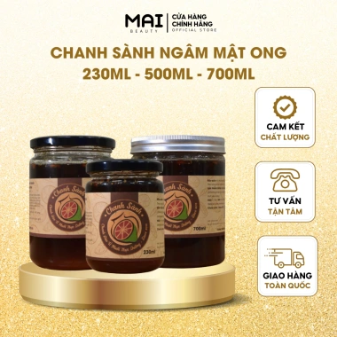 Chanh Sành Ngâm Mật Ong 230-750ml - Tăng đề kháng, hỗ trợ tiêu hoá - Giá chỉ 185.000 | Mai Beauty