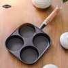 Chảo chiên trứng 4 lỗ kèm xẻng và bàn chải dầu - Chống dính, dùng cho bếp gas và cảm ứng, giá ưu đãi 141.790 VND 9