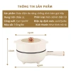 Chảo Điện Đa Năng 3L Chống Dính Tay Cầm Dài, Combo Điều Chỉnh Nhiệt Độ - Tiện Lợi, Giá Ưu Đãi 295k 4