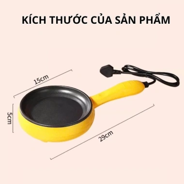 Chảo Điện Mini KUMO Đa Năng Chống Dính - Tặng Xẻng Gỗ, Giá Siêu Tiết Kiệm 129k 2