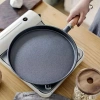 Chảo Gang Chống Dính Đáy Phẳng - Tay Cầm, Chiên Trứng, Pancake, Giao 12h 3