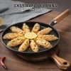 Chảo Gang Chống Dính Đáy Phẳng - Tay Cầm, Chiên Trứng, Pancake, Giao 12h 5