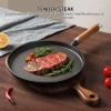 Chảo Gang Chống Dính Đáy Phẳng - Tay Cầm, Chiên Trứng, Pancake, Giao 12h 7