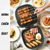 Chảo Kẹp Nướng 2 Mặt, Tự Động Tắt, Làm Nóng Sâu, Phù Hợp Gia Đình - 279.000₫ 6