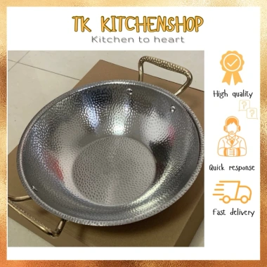 Chảo lẩu inox sâu lòng hai quai tròn - Nhiều kích thước, sang trọng, giá chỉ 205.000₫