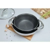 Chảo lẩu Kaiyo vân nổi 2 quai sâu lòng đa năng - Chiên, xào, nồi lẩu, dùng mọi bếp - 835.000₫ 2
