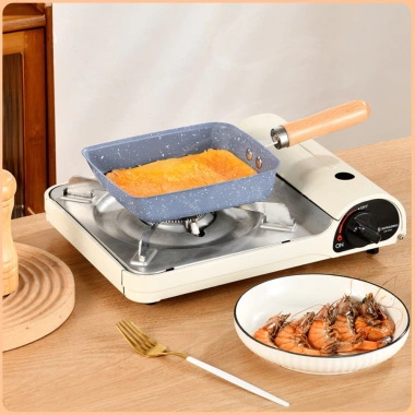 Chảo mini chống dính đa năng bếp từ, gas, điện, hồng ngoại – tay cầm cách nhiệt, chiên trứng, xúc xích, nem – 105.000₫ 5