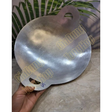 Chảo nhôm máy bay quai liền bền đẹp 14-37cm - kho cá chiên bánh xèo giá 48.400 VND