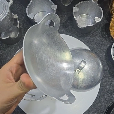 Chảo nhôm mini 14cm đa năng ốp la trứng, chiên cá, kho thịt - Giá ưu đãi 32.000₫