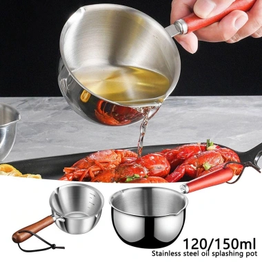 Chảo Nước Sốt Mini KANNERT Thép Không Gỉ - Nấu Sô Cô La, Chiên, Giá 45.760 VND 3