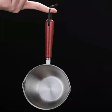 Chảo Nước Sốt Mini KANNERT Thép Không Gỉ - Nấu Sô Cô La, Chiên, Giá 45.760 VND 4
