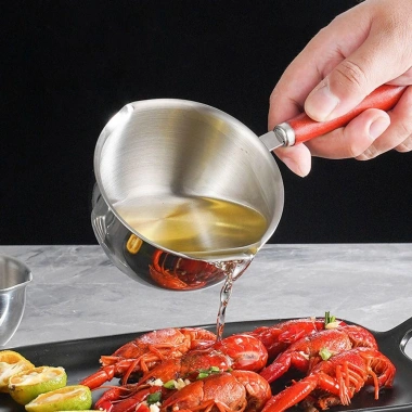 Chảo Nước Sốt Mini KANNERT Thép Không Gỉ - Nấu Sô Cô La, Chiên, Giá 45.760 VND 5