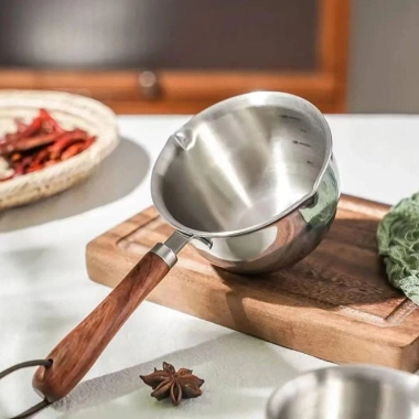 Chảo Nước Sốt Mini KANNERT Thép Không Gỉ - Nấu Sô Cô La, Chiên, Giá 45.760 VND 7