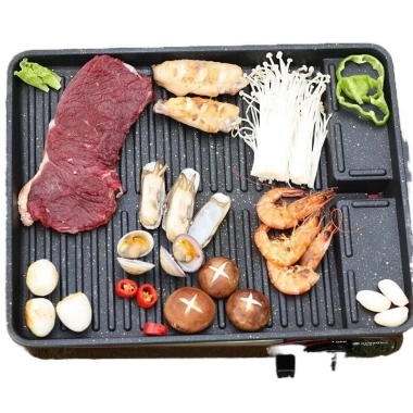 Chảo Nướng BBQ Hàn Quốc Chống Dính Nhỏ Gọn – Tiện Dụng Cho Tiệc Tùng và Dã Ngoại, Giá Giảm 295.900₫