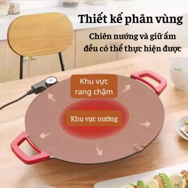Chảo Nướng Đá BBQ Điện Chống Dính Cao Cấp, Điều Chỉnh Nhiệt Độ, Tiện Lợi – 299.000₫ 5 Chảo Nướng Đá BBQ Điện Chống Dính Cao Cấp, Điều Chỉnh Nhiệt Độ, Tiện Lợi – 299.000₫ 5