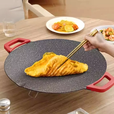 Chảo Nướng Đá BBQ Điện Chống Dính Cao Cấp, Điều Chỉnh Nhiệt Độ, Tiện Lợi – 299.000₫
