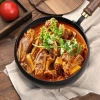 Chảo Rán Chống Dính Lòng Sâu 24cm Đế Bằng, Dùng Bếp Ga, Từ, Điện, Kèm Nắp Đậy 4