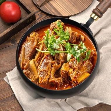 Chảo Rán Chống Dính Lòng Sâu 24cm Đế Bằng, Dùng Bếp Ga, Từ, Điện, Kèm Nắp Đậy