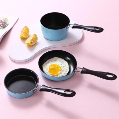 Chảo Sữa Mini Dung Tích Nhỏ, Nồi Làm Sâu Chảo Tuyết Chống Dính - Dành cho Bé, Giá chỉ 77.880₫ 4
