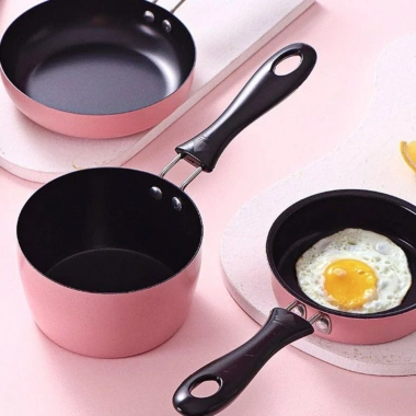 Chảo Sữa Mini Dung Tích Nhỏ, Nồi Làm Sâu Chảo Tuyết Chống Dính - Dành cho Bé, Giá chỉ 77.880₫ 7