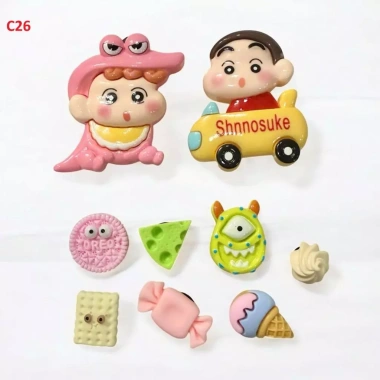 Charm Gắn Dép Sticker Mini Cute Nhiều Mẫu Ngẫu Nhiên Phụ Kiện Trang Trí Giá 25.000 VNĐ 28 Charm Gắn Dép Sticker Mini Cute Nhiều Mẫu Ngẫu Nhiên Phụ Kiện Trang Trí Giá 25.000 VNĐ 28
